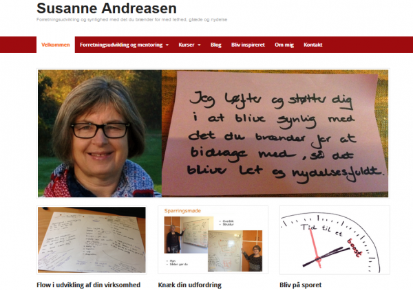 Hvorfor nu en ny hjemmeside? susanneandreasen.dk