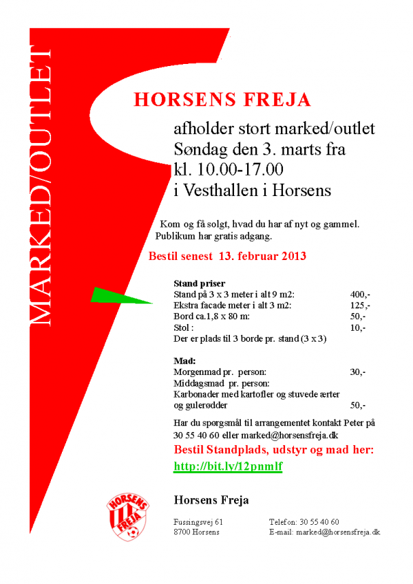 Horsens Freja marked/outlet