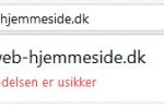 Nu skal din hjemmeside køre https usikker hjemmeside